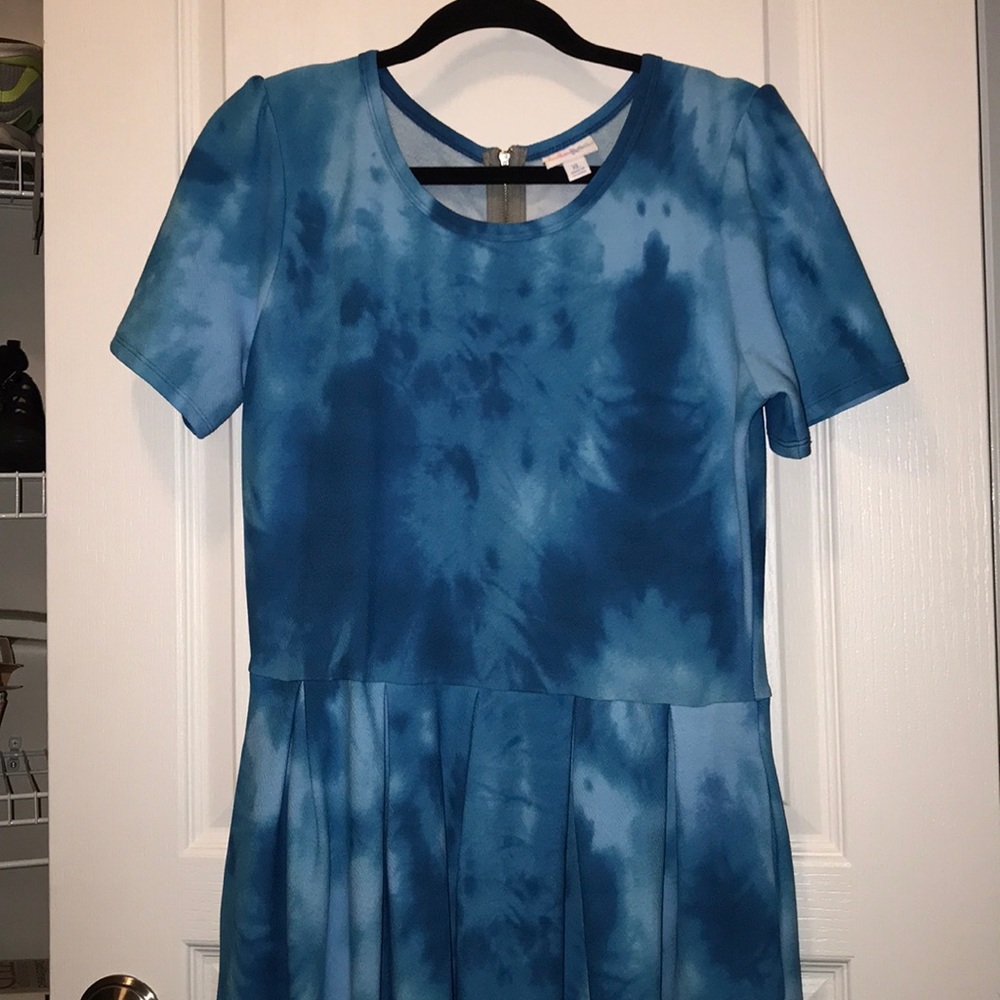 LuLaRoe Amelia dress - gorgeous tie dye